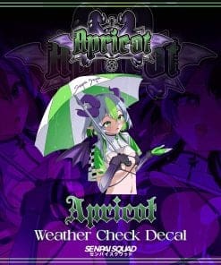 Apricot Weather Check Decal