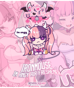 Ironmouse im angy Air Freshener